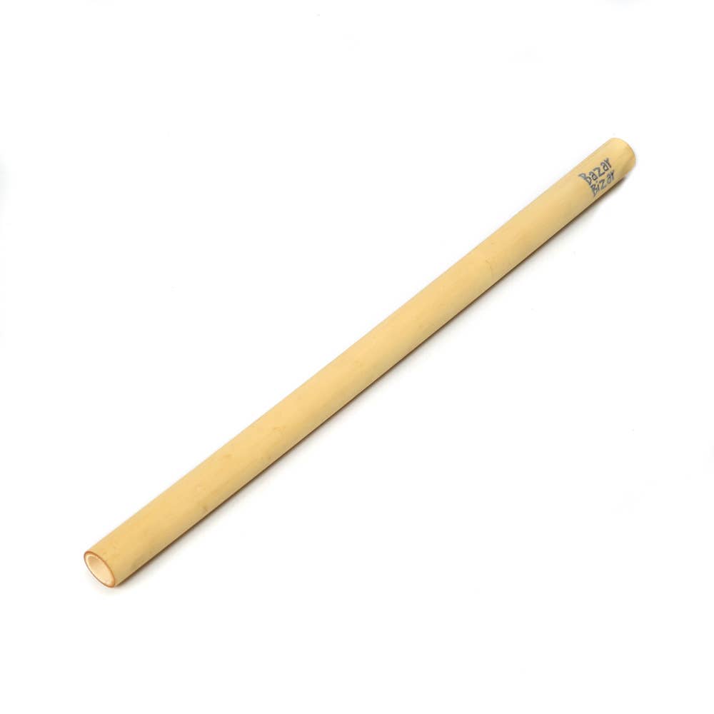 Reusable Bamboo Straws - Set of 10 with Cleaning Brush