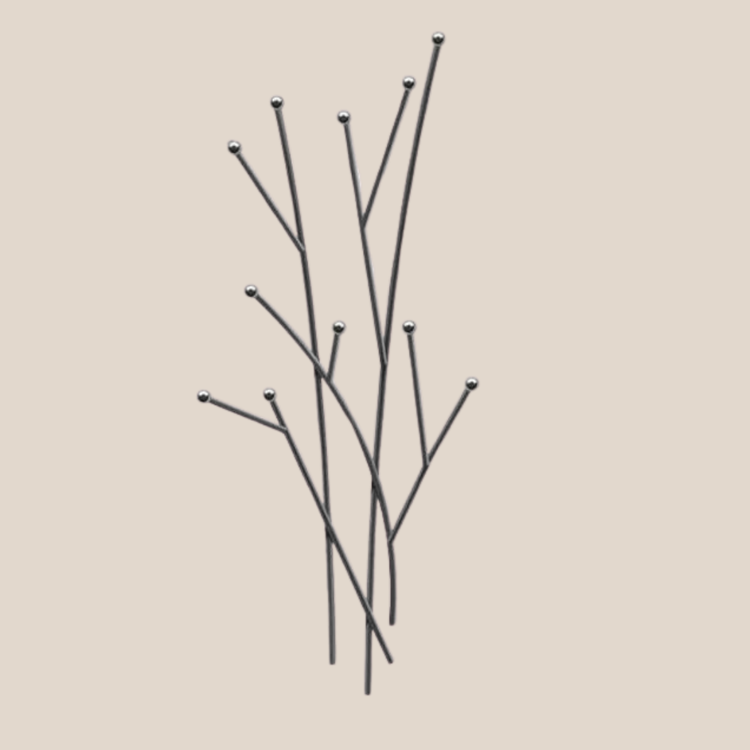 Wall Coat Rack, Black