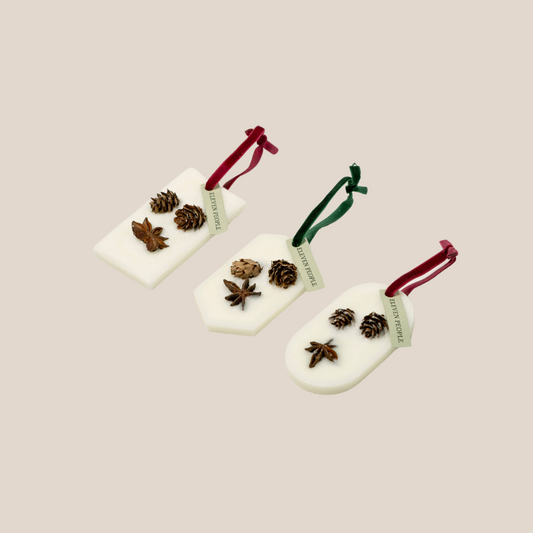 Xmas Christmas Closet Soy Wax Bar Freshener: Set of 3