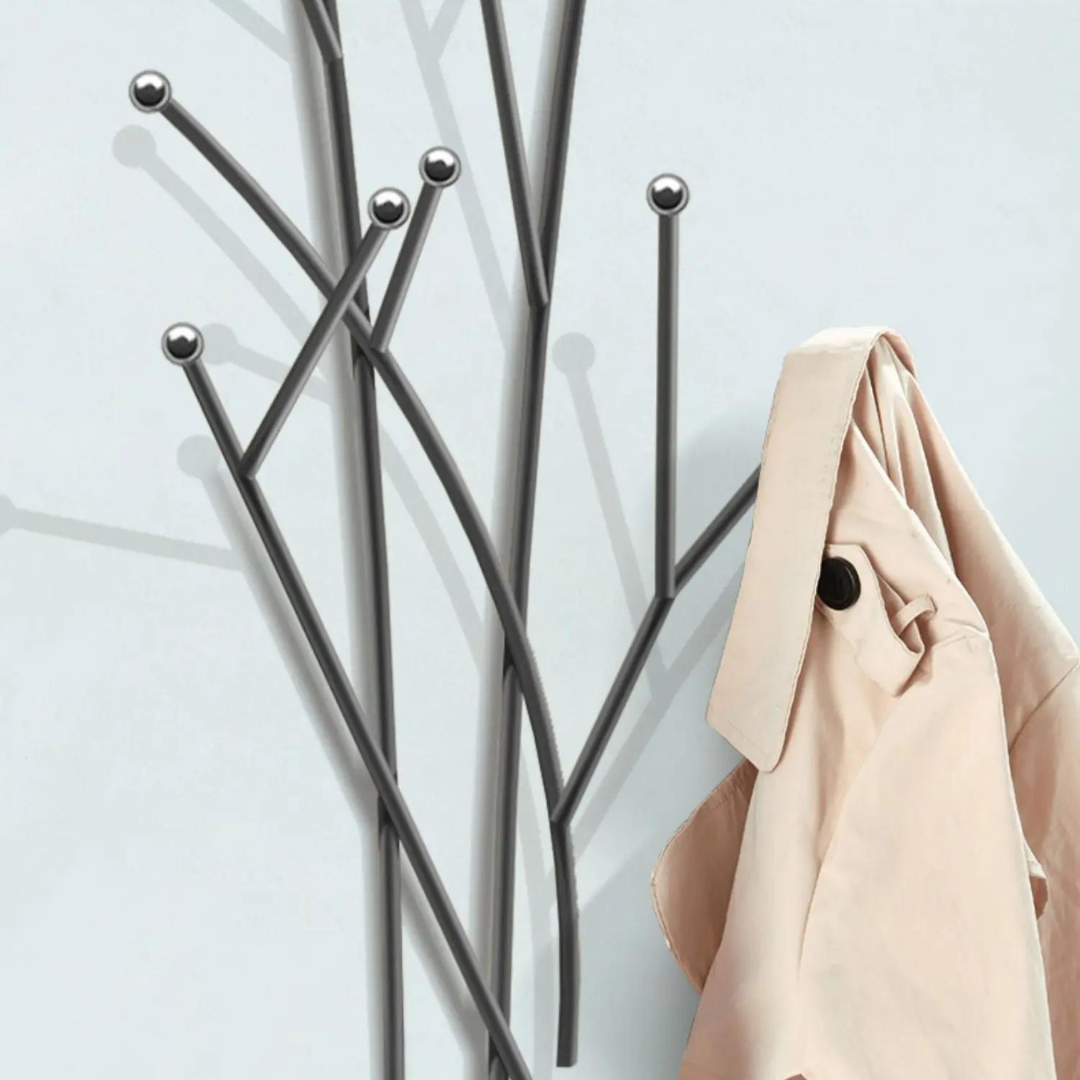 Wall Coat Rack, Black