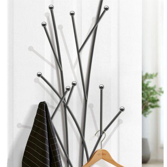 Wall Coat Rack, Black