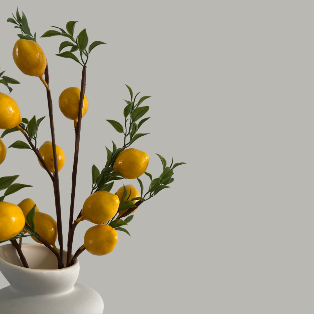 Faux Lemon Branch Bunch