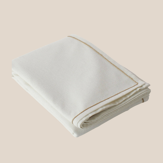 LINA Tablecloth - Beige (Water-repellent)