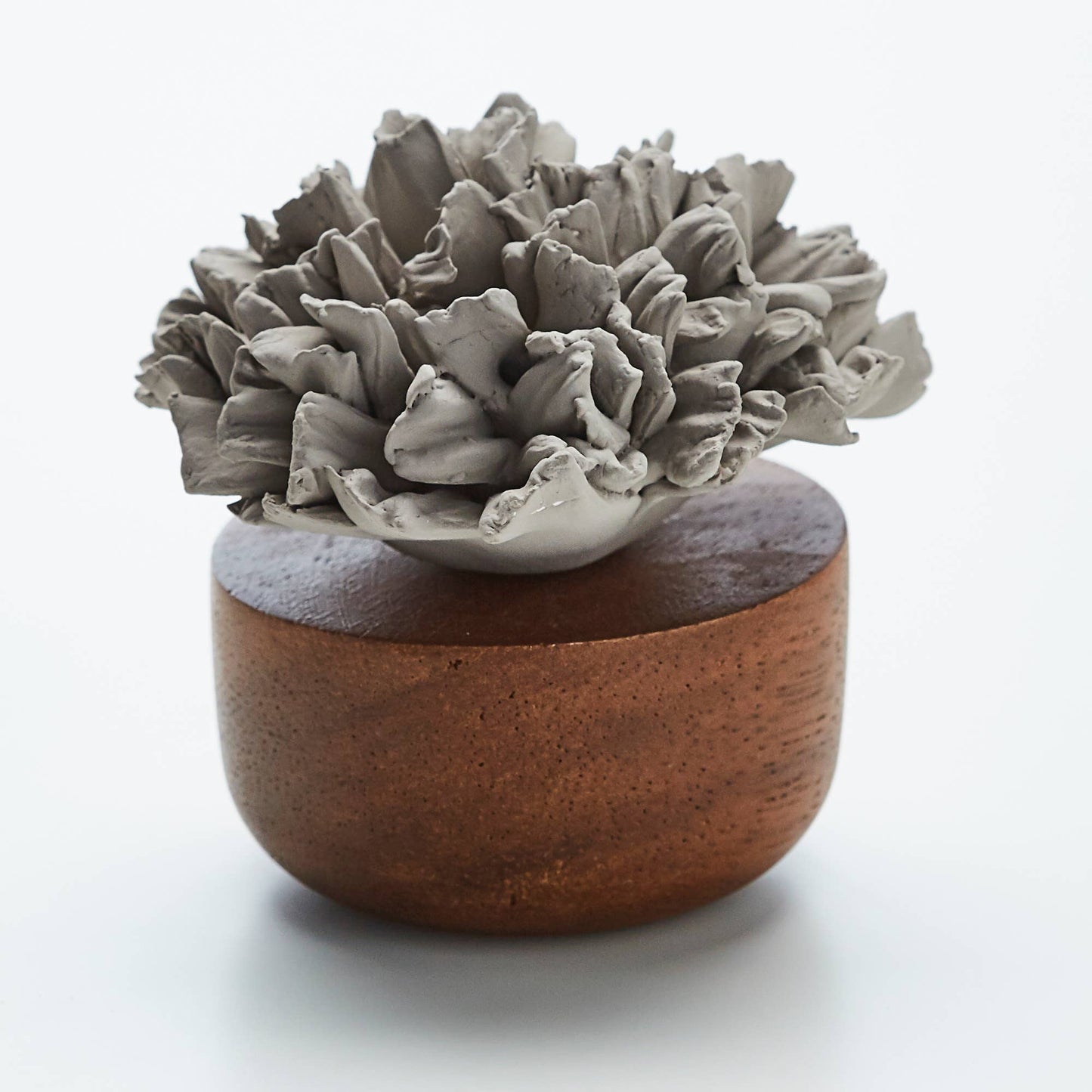 Oil Diffuser - Carnation Flower - Grey Color