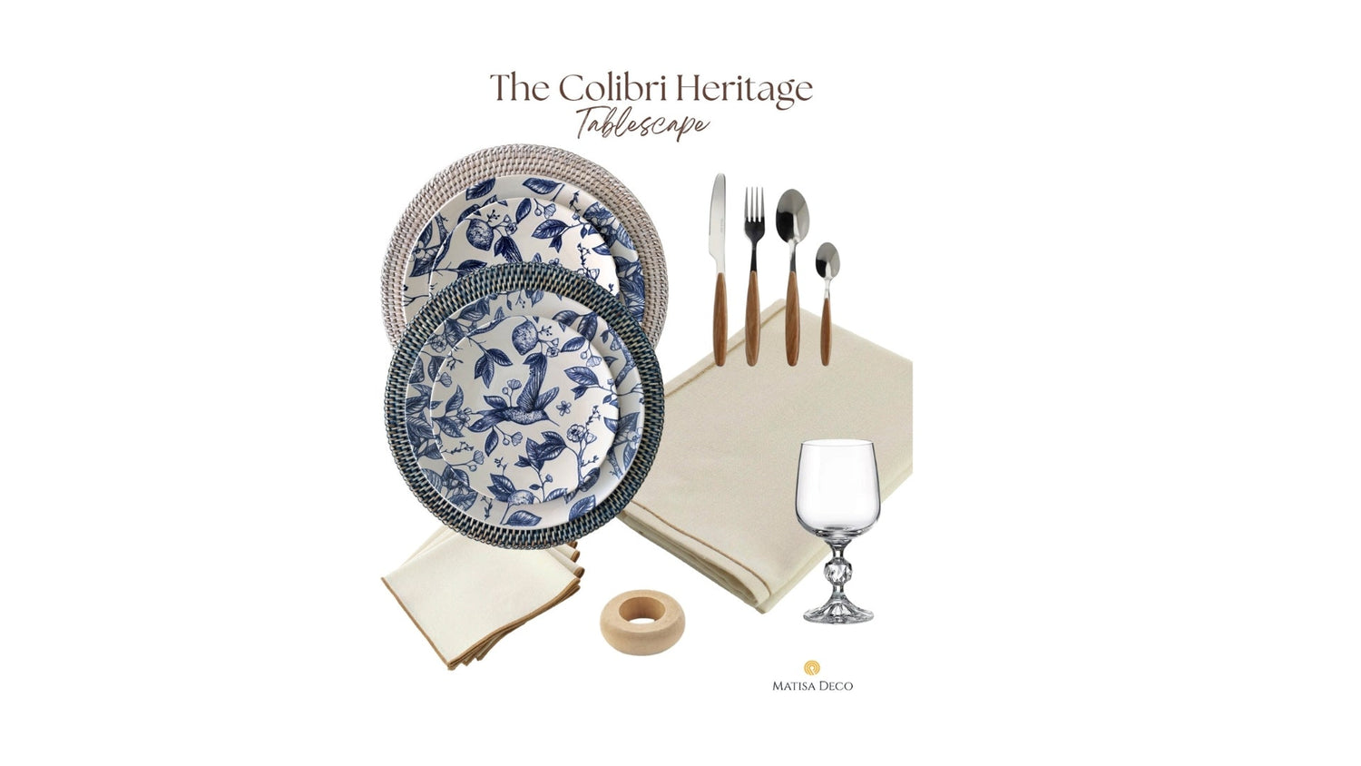 The Colibri Heritage Tablescape