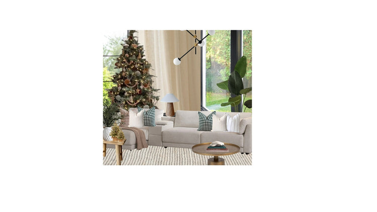 Festive & Magic Christmas Living Room Styling | Organic Modern Holidays
