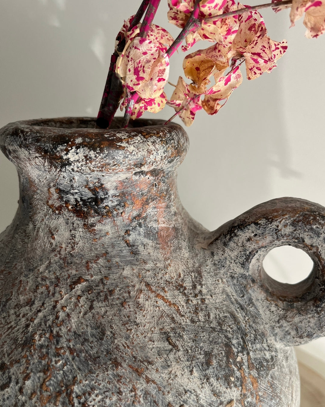 Tanvi Waterproof Terracotta Vase - Indoor & Outdoor