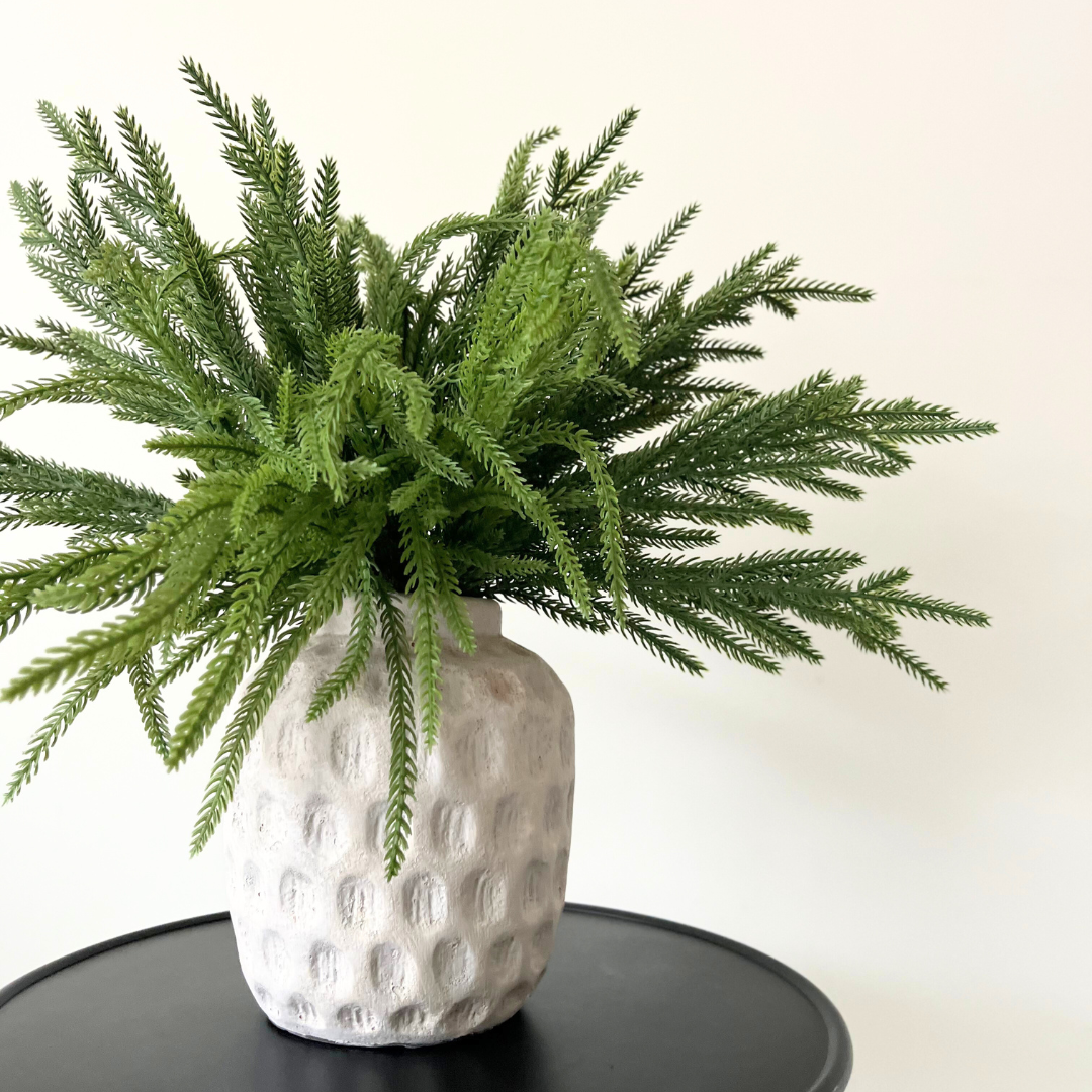 Faux Norfolk Pine Branches, Bunch