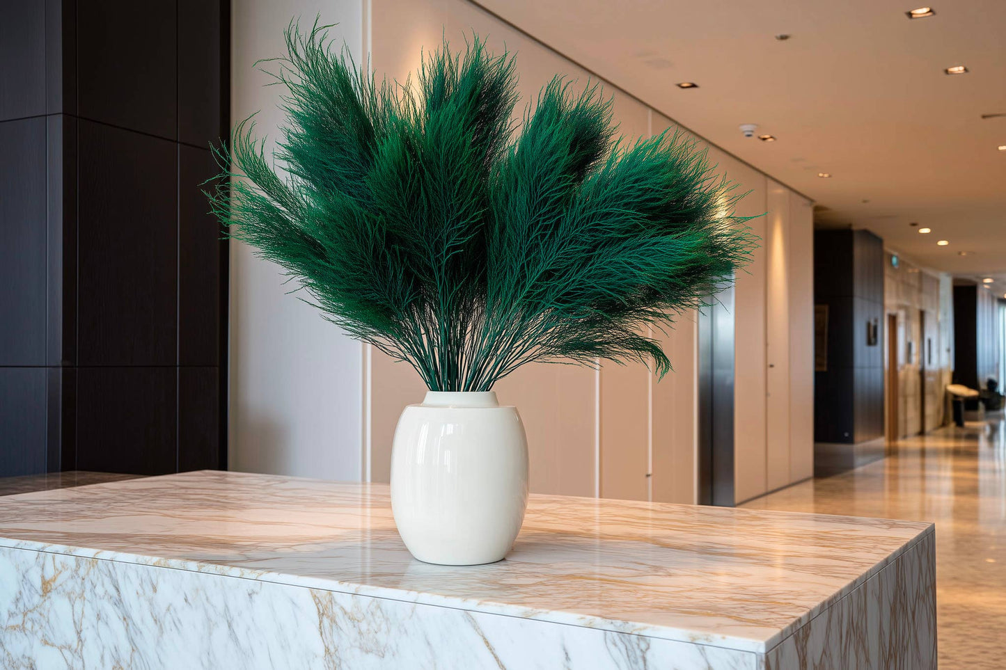 Dark Green Preserved Tree Fern | Textured Botanical Bunch