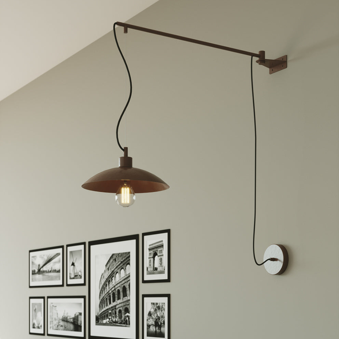 ELDORADO Metal wall light Black or Bronze