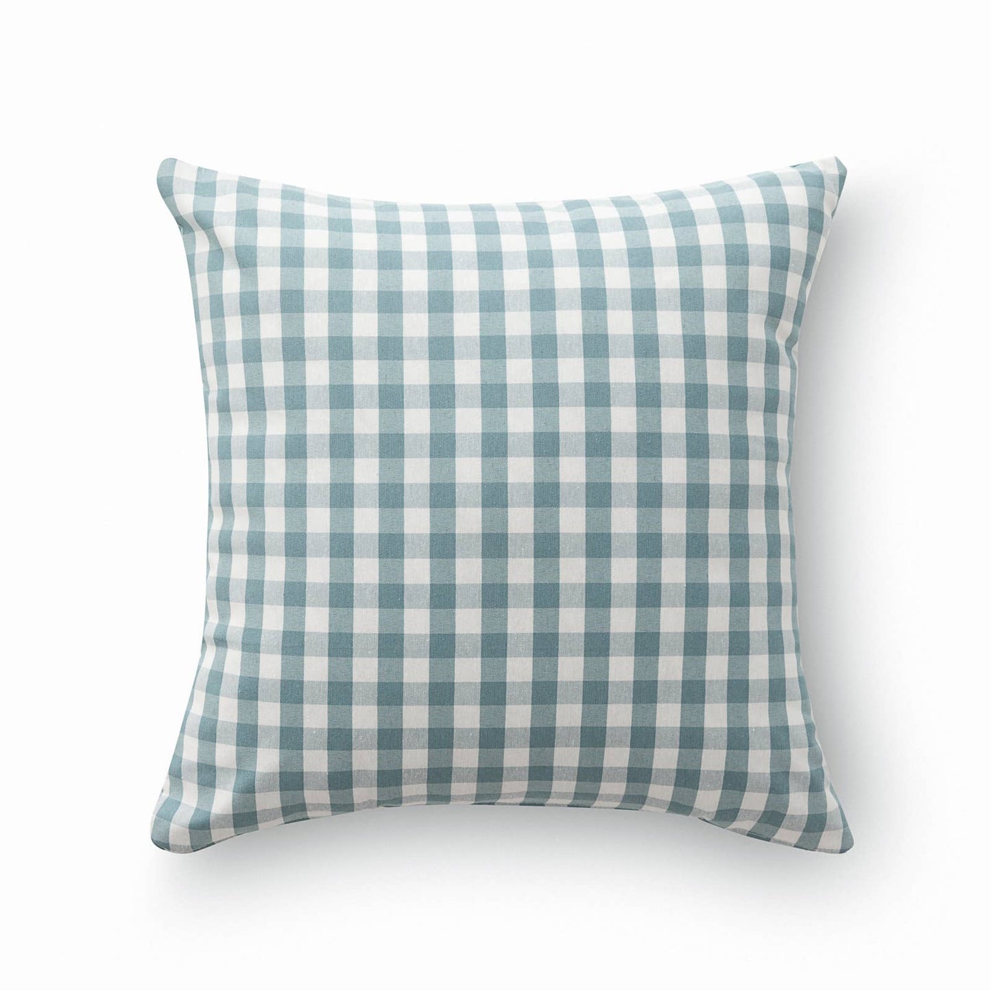 Aquamarine Gingham Water-Repellent Cushion Covers 45x45 cm (Set of 2) | Indoor/Outdoor