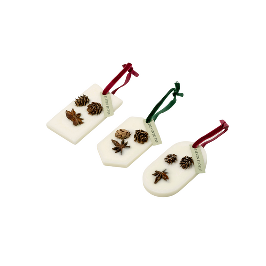 Xmas Christmas Closet Soy Wax Bar Freshener: Set of 3