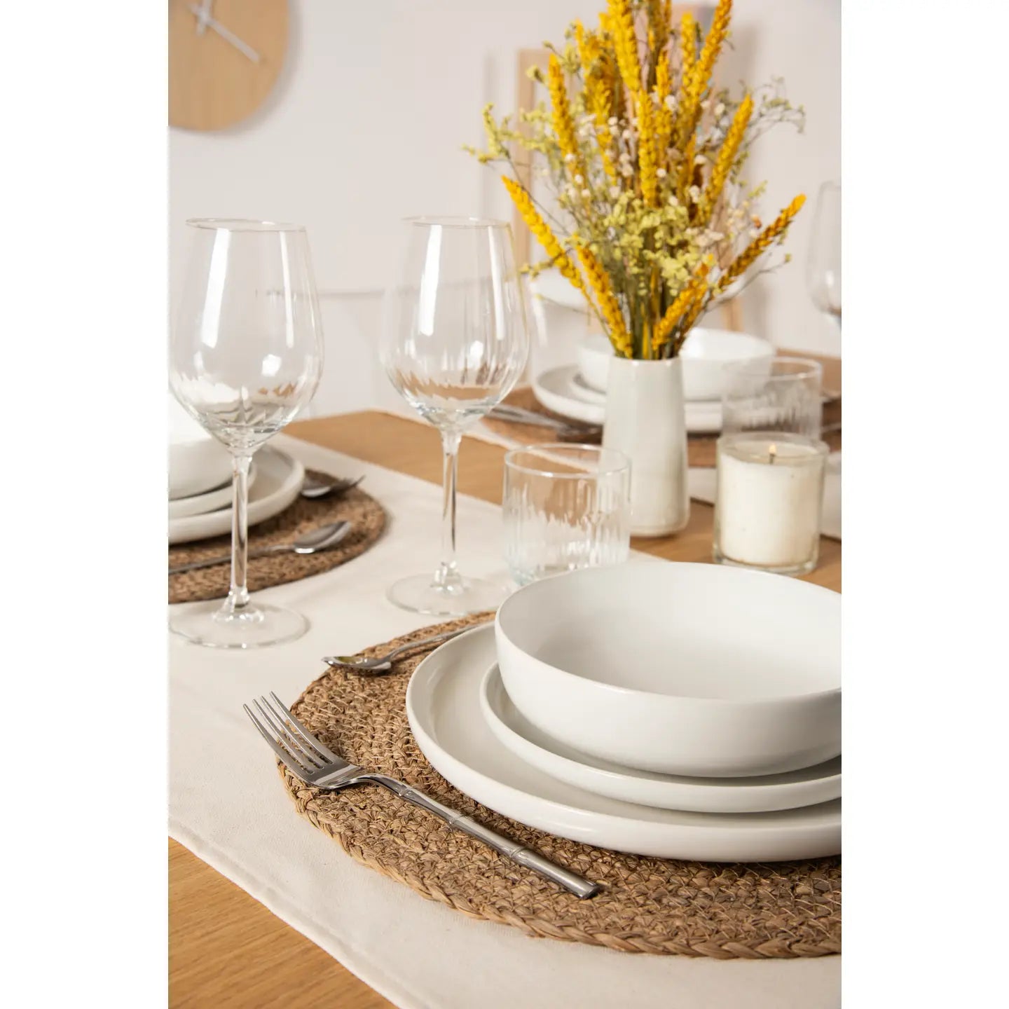 Nordic 12-Piece Ceramic Dinnerware Set – Service for 4
