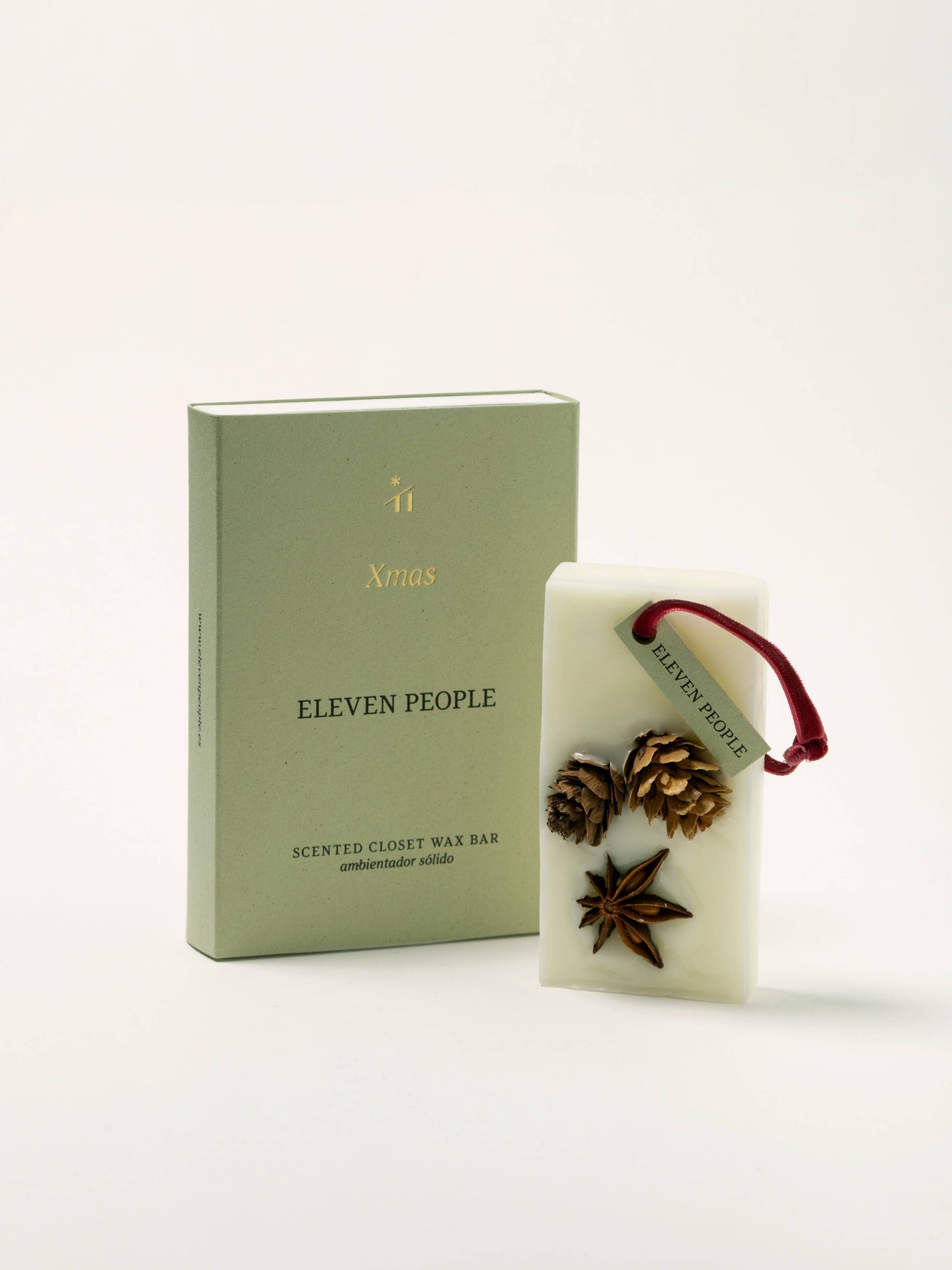 Xmas Christmas Closet Soy Wax Bar Freshener: Large