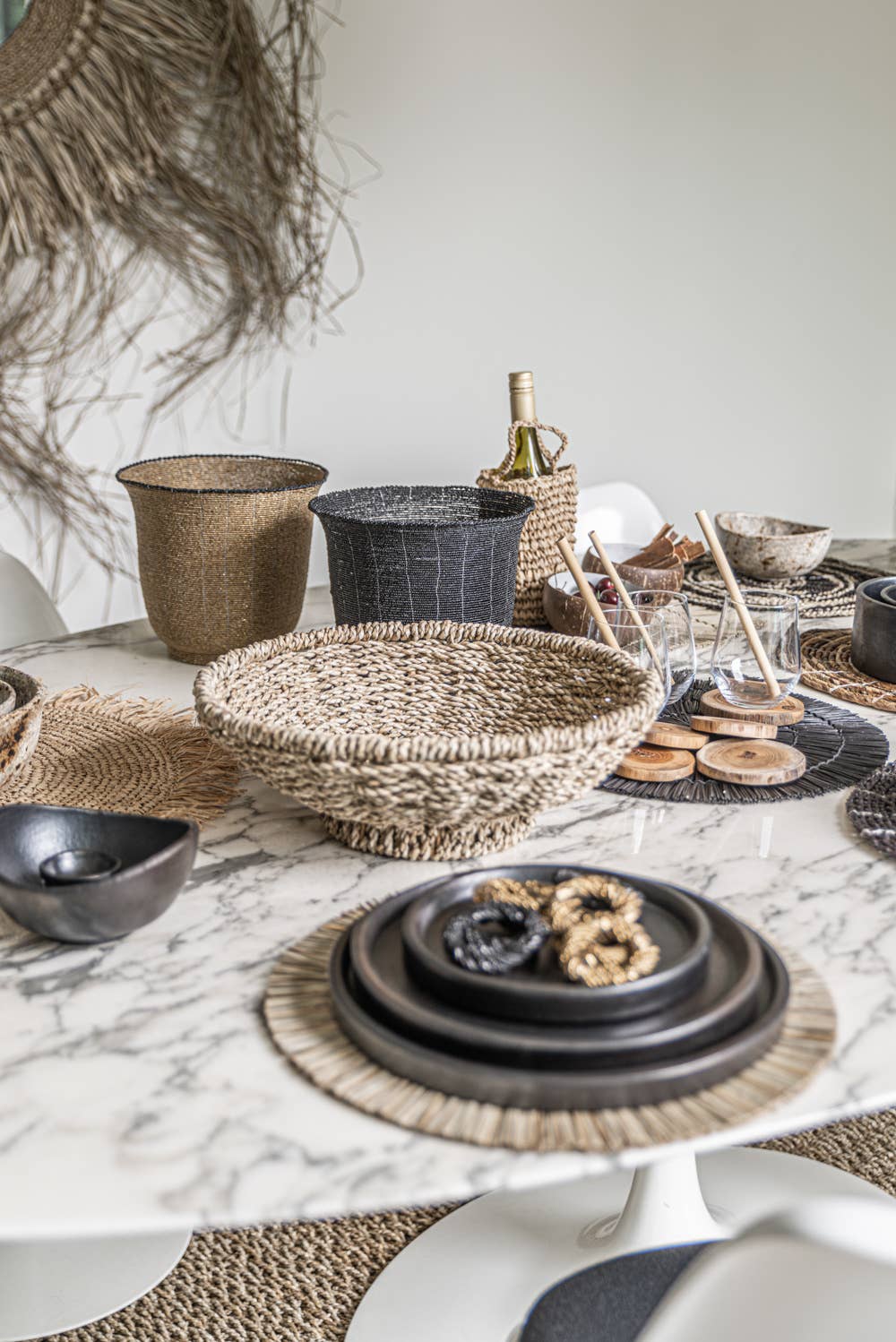 The Alang Alang Placemat - Round - Natural (Set of 4)