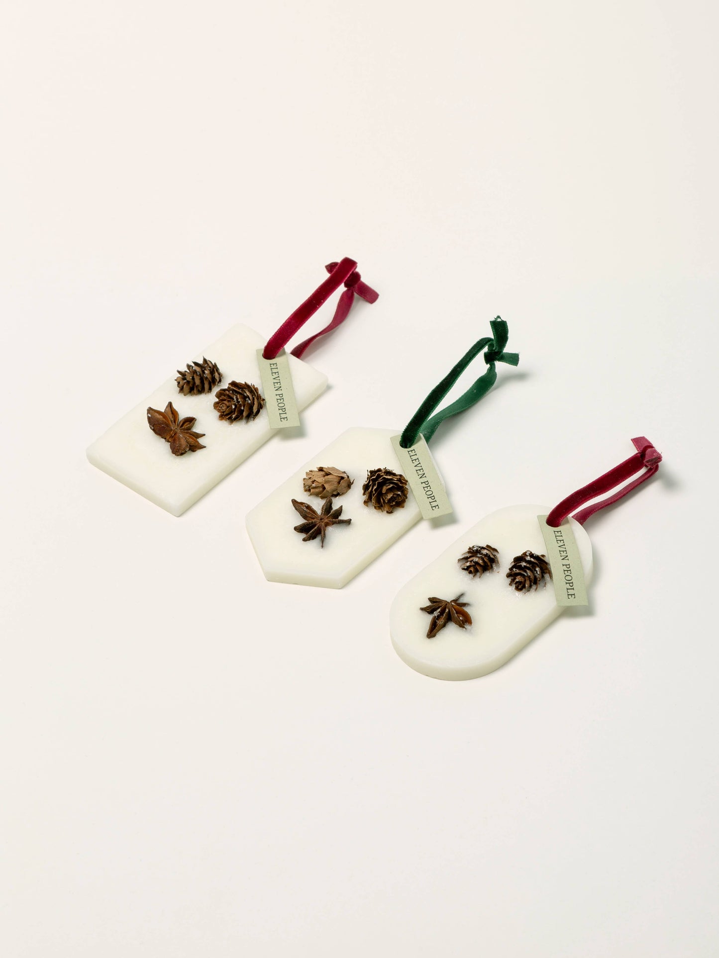 Xmas Christmas Closet Soy Wax Bar Freshener: Set of 3