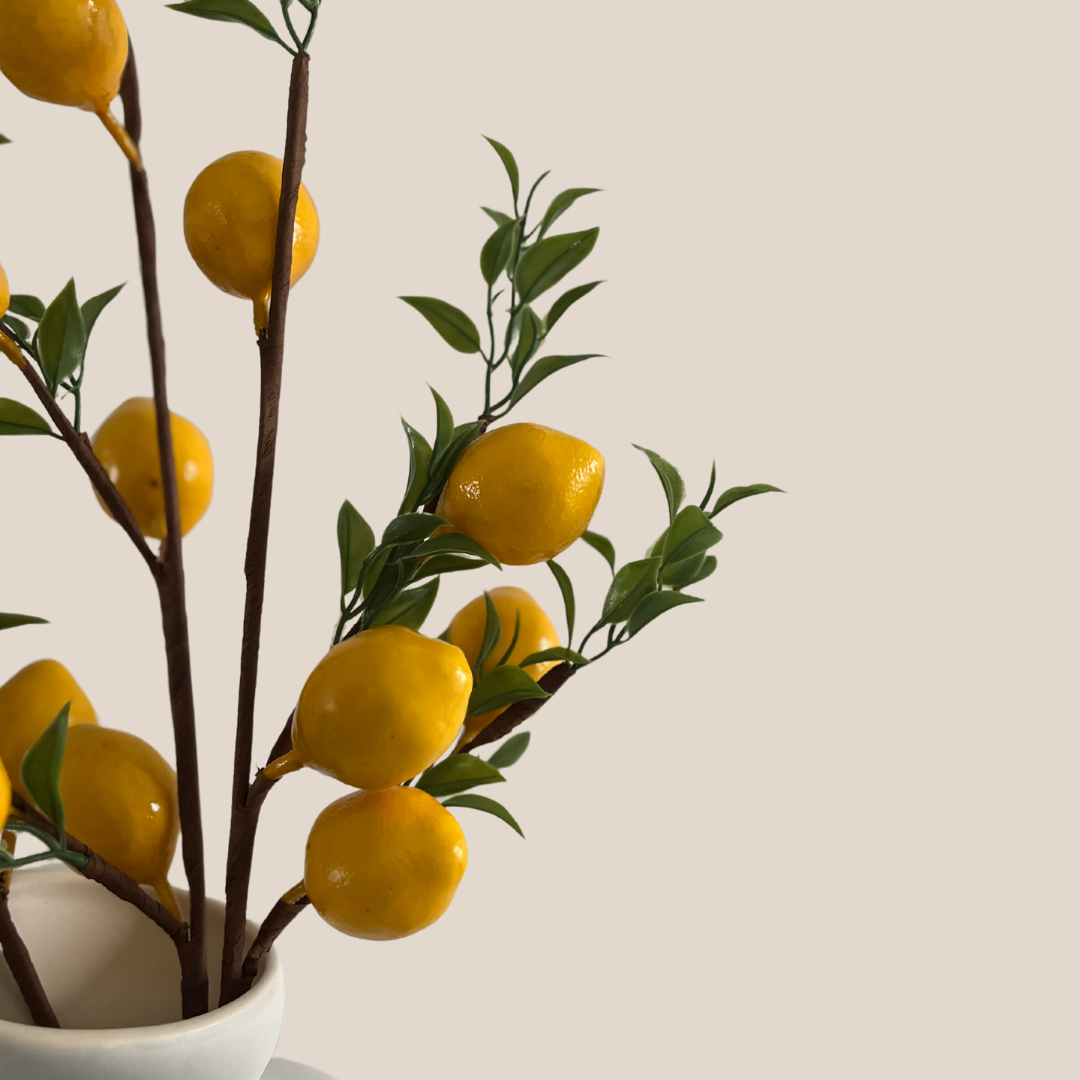 Faux Lemon Branch Bunch