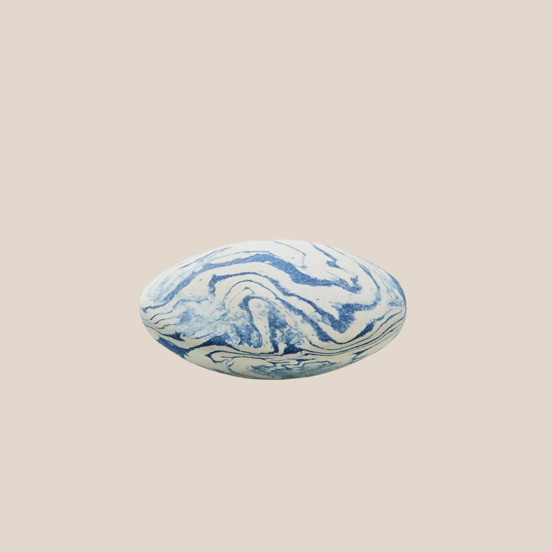 Scented oil diffuser, colored pebble Natural clay.
