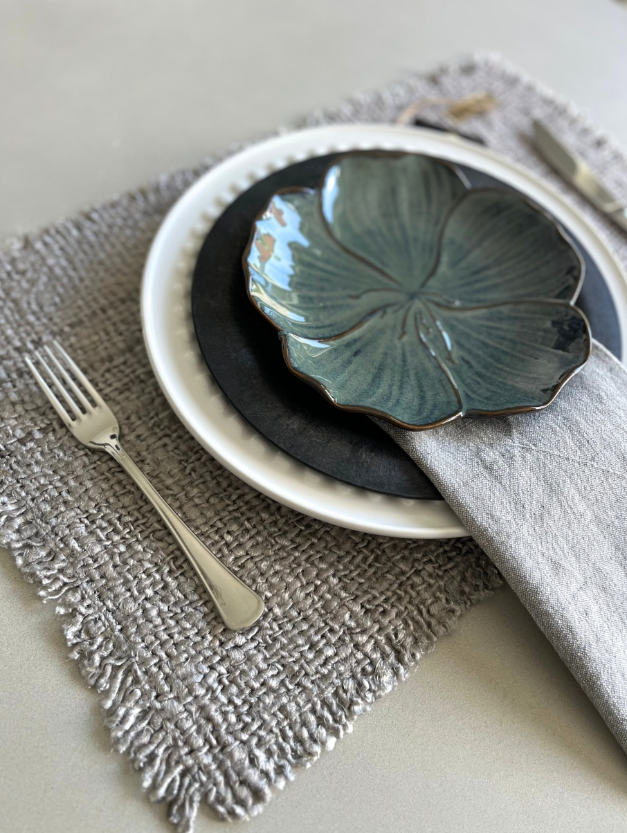 The Oh My Gee Placemat - Pearl Grey - Set of 4