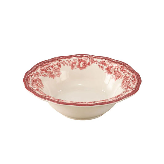 Faustine Antique Red & Pink Floral Bowl (16cm) - Set of 6