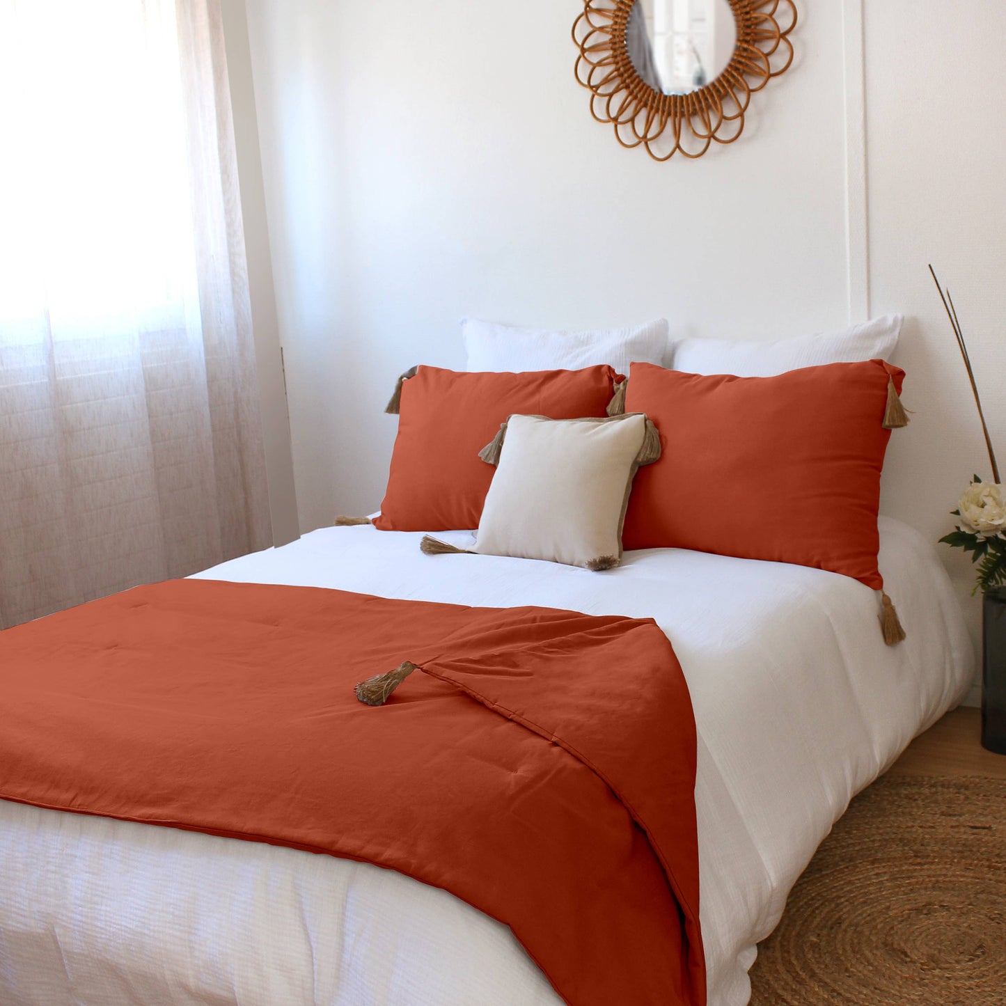 PANAMA - 100% cotton cushion, Rectangular shape