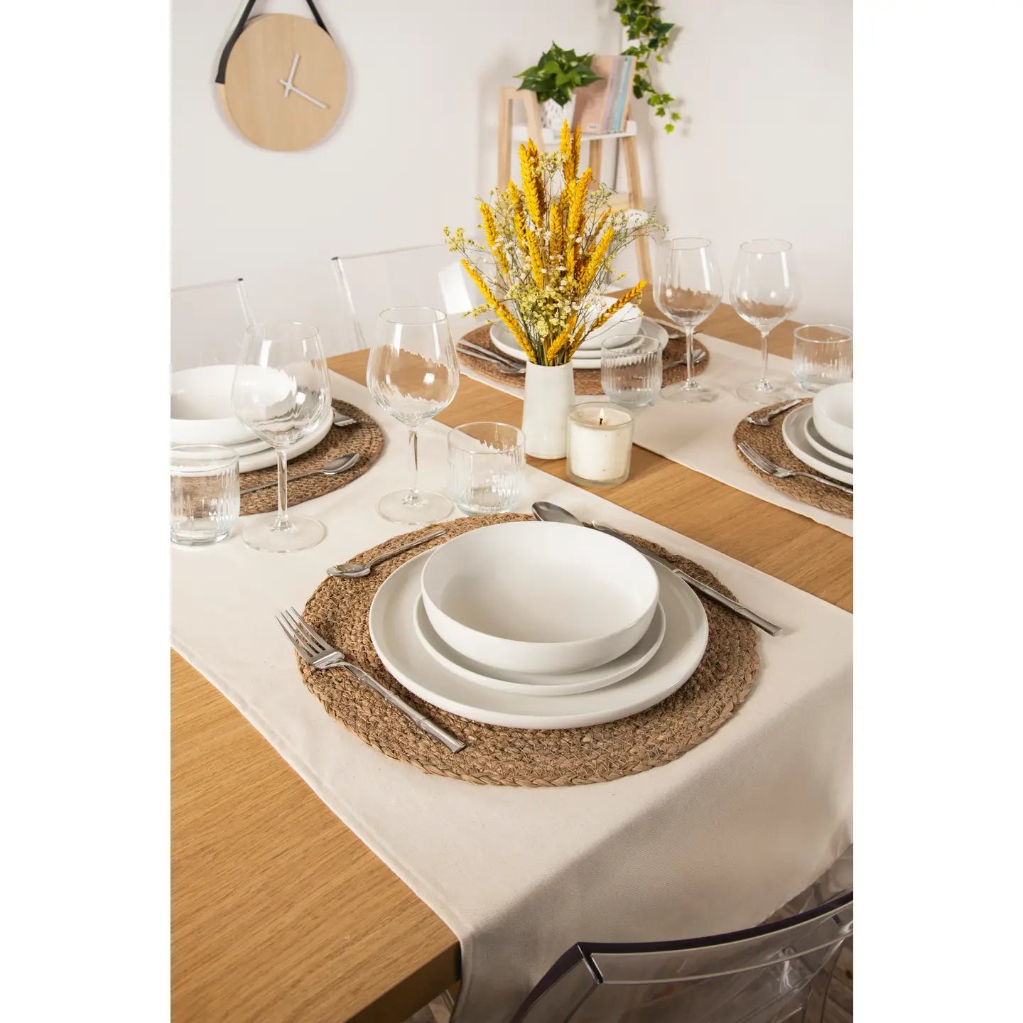 Nordic 12-Piece Ceramic Dinnerware Set – Service for 4