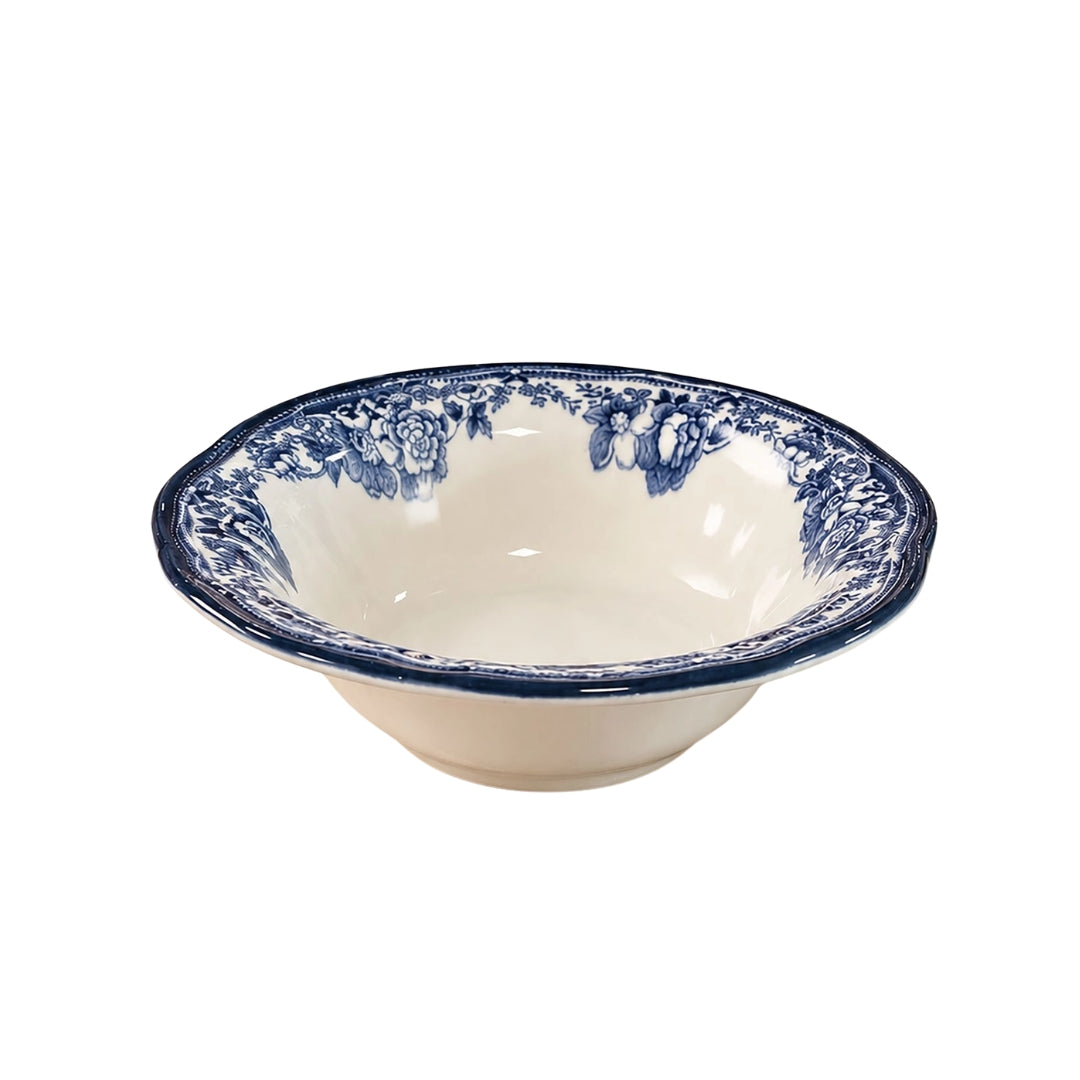Faustine Blue floral porcelain cereal bowl 16cm