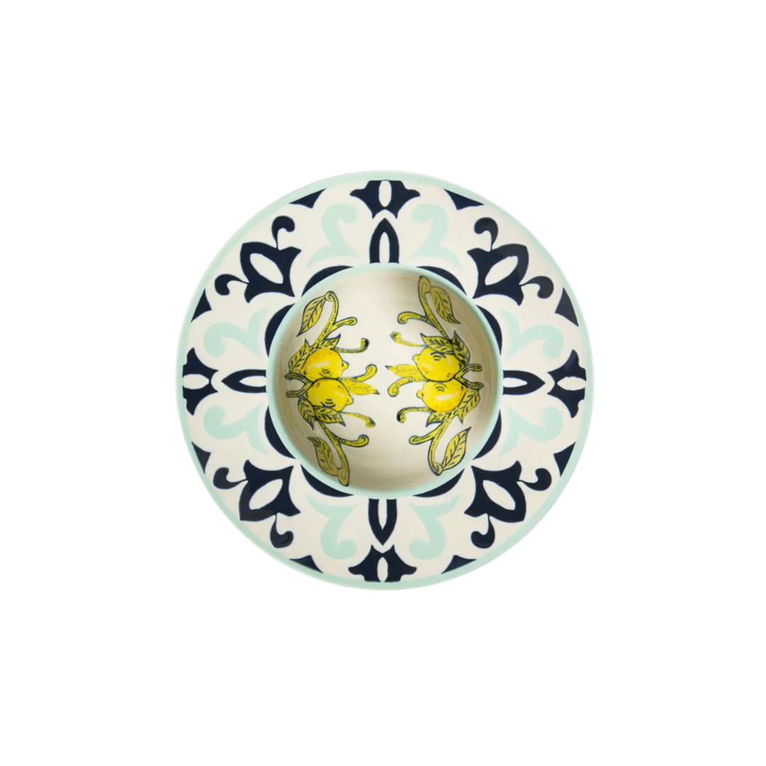 Amalfi Porcelain Pasta Plate/Bowl cm 30 - Set of 6